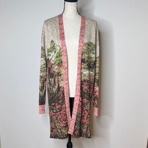 Anthropologie Landscape Open-Front Cardigan - Size M